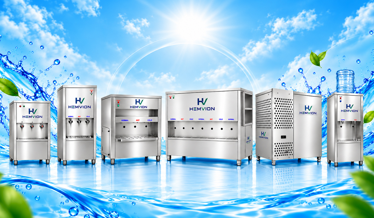 Hemvion Stainless Steel Water Cooler Dispenser Purifier