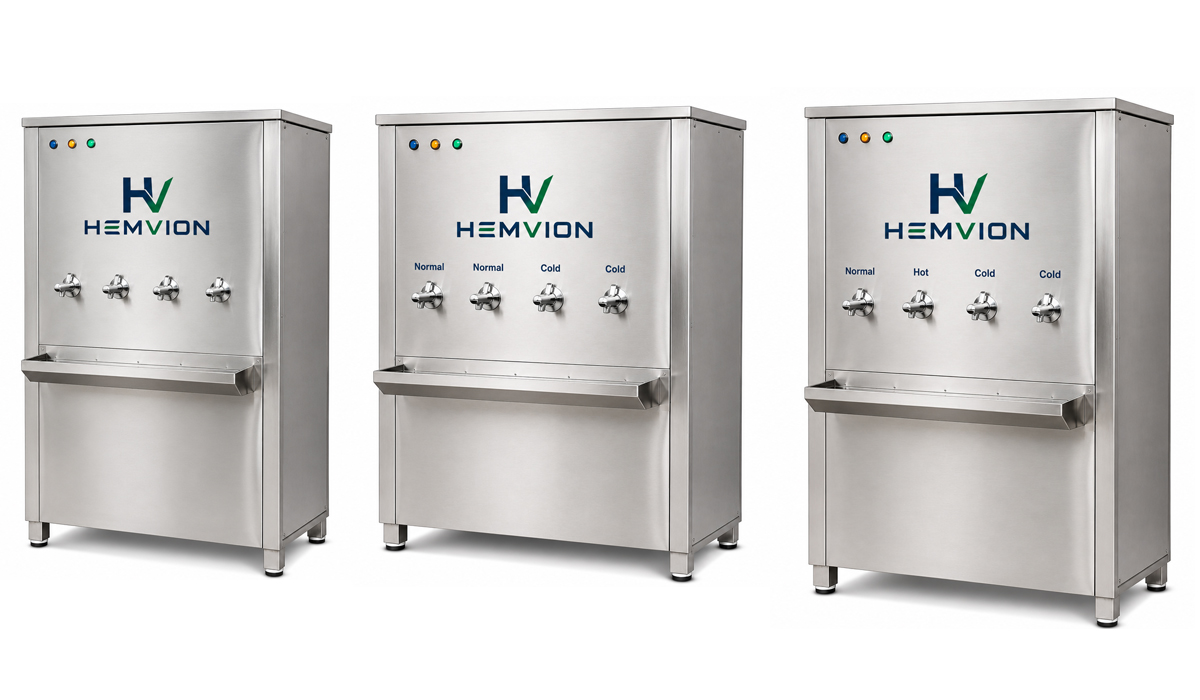 HEMVION normal, hot and cold water dispenser with inbuilt UV purification